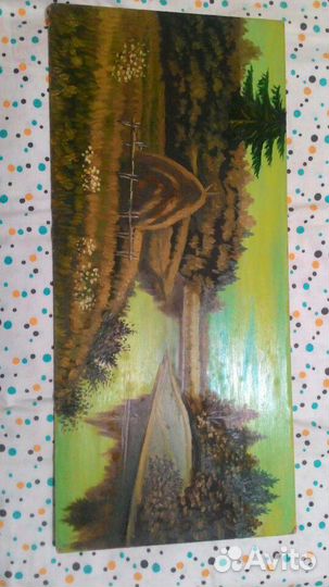 Картина, выполненная маслом