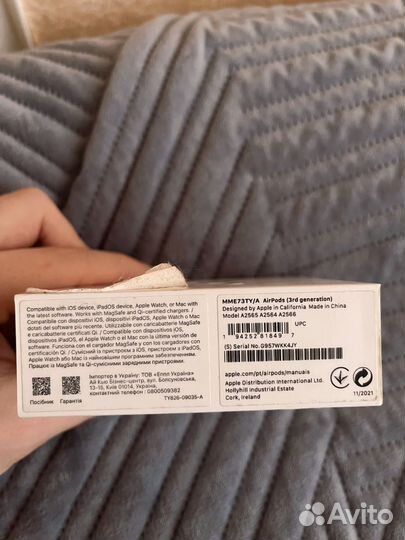Airpods 3 оригинальные бу