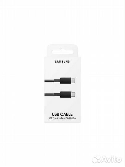 Кабель USB-C - USB-C 1m 5A EP-DN975 Черный
