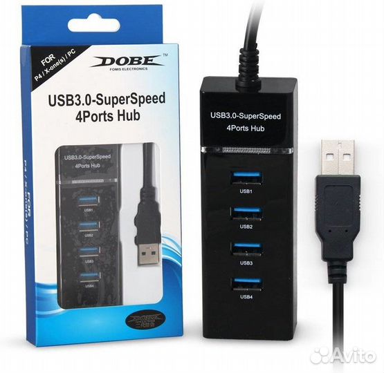 PS4 USB 3.0 HUB, Разветвитель USB