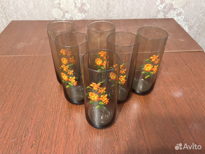 Стаканы 6 штук