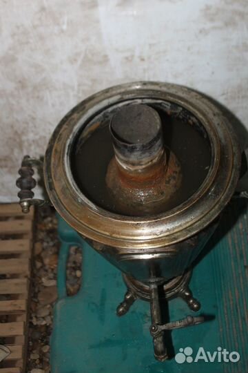 Самовар рюмка бр.шемарины тула 4 л