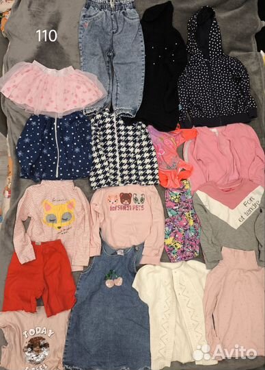Детские вещи для девочки 110