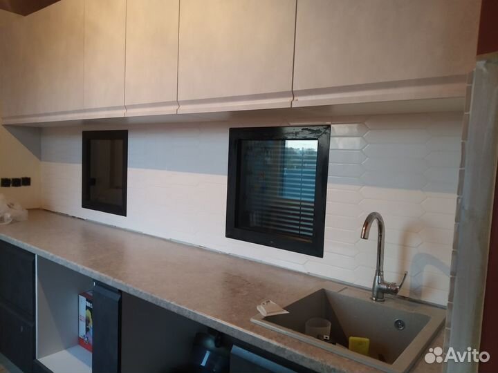 Укладка керамической плитки. Пол, Стены, Фартук