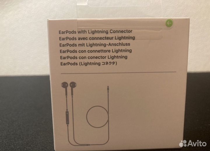 Наушники apple lightning оригинал новые проводные