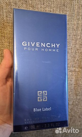 Туалетная вода Givenchy pour homme blue laber