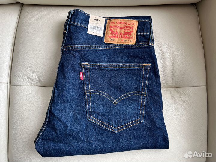 Levi's 505 Regular Eco Ease Оригинал 32х34
