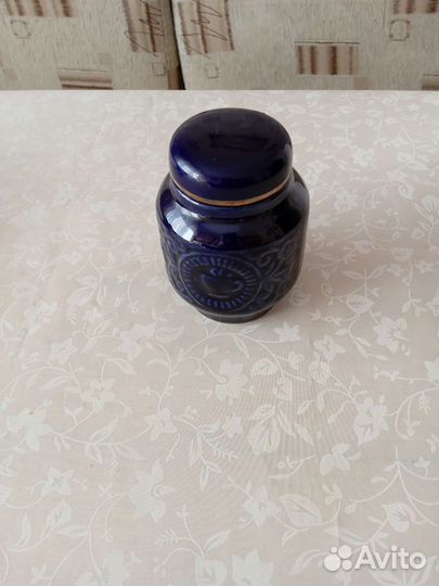 Чайница слон Гжель