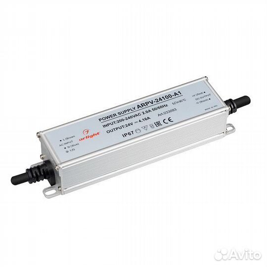 Блок питания arpv-24100-A1 (24V, 4.16A, 100W) Arli