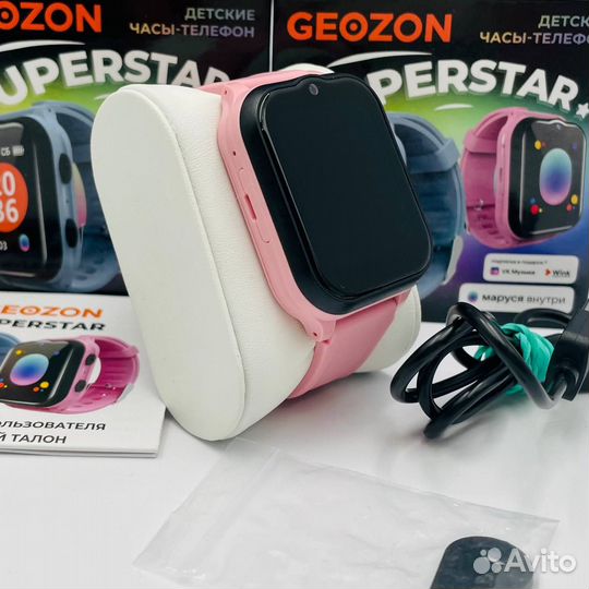 Смарт часы Geozon SuperStar Pink (G-W24PNK)