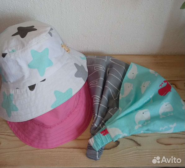 Панамки, косынки, шляпки