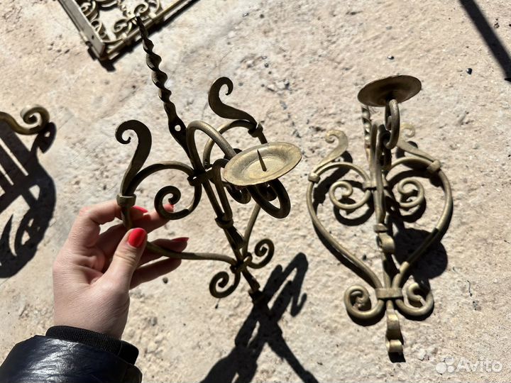 Кованный набор для камина