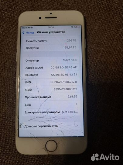 iPhone 7, 256 ГБ