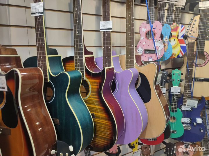 Гитары от 3500 Струны Укулеле Чехлы Кофры новое