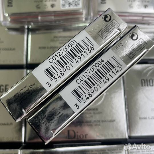 Dior Румяна 001,003,004,012 Оригинал