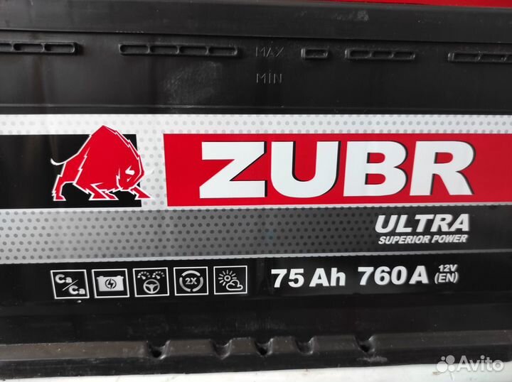 Комплект Аккумулятор 75Ач 760А Mitsubishi L200 Paj