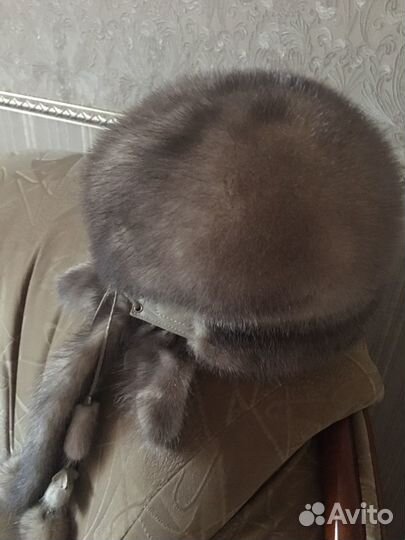 Шапка норковая бандана