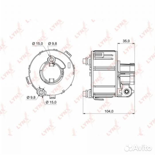 Lynxauto LF-993M Фильтр топливный