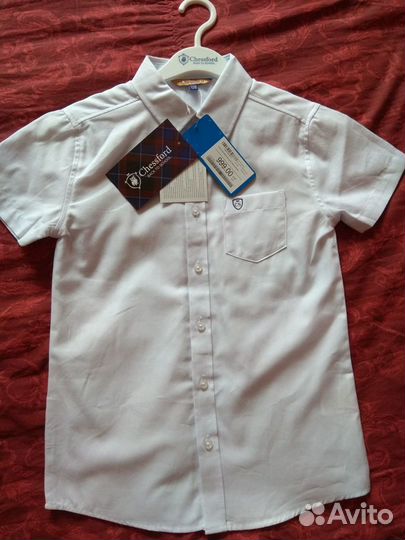 Рубашка белая на мальчика