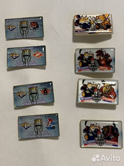 Значки хоккей плей-офф кхл Металлург мг