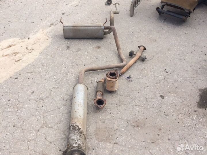 Глушитель с резонатором на Chevrolet Cruze