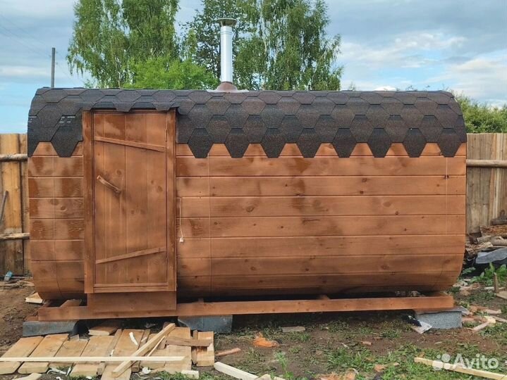 Бани-бочки под ключ