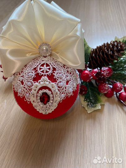 Новогодние шары ручной работы