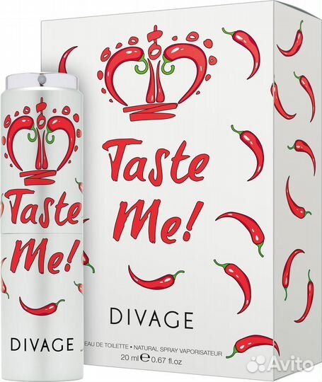Новая Туалетная вода Taste me divage
