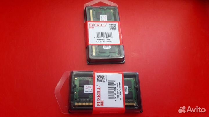 Ddr3 4gb-8 gb sodimm (для ноутбука 4 гб-8 гб)