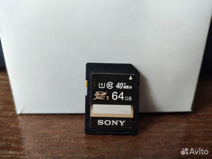 Карта памяти Sony sdxc 64Gb