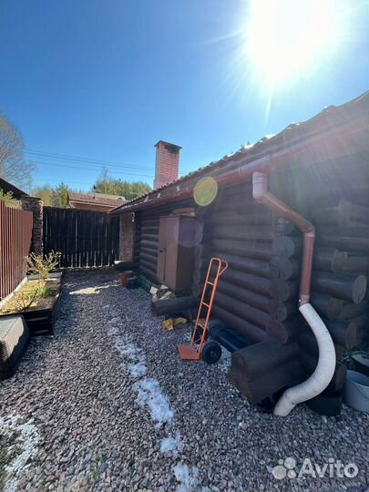 Сруб дома на разбор