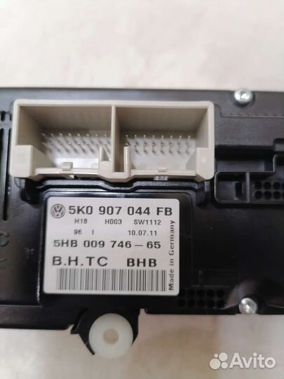 Панель климата volkswagen cc