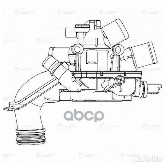 Термостат в сборе для а/м PSA 308 (11) /C4 (10)