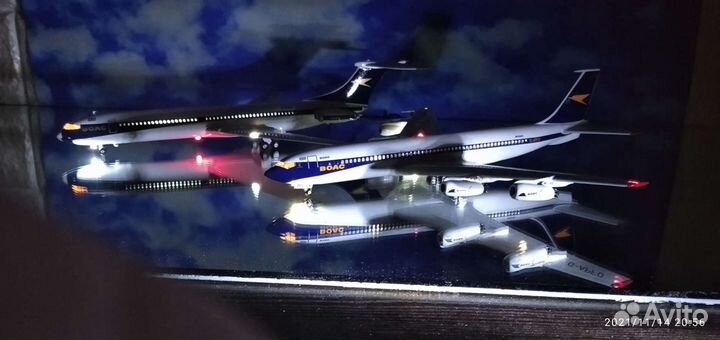 Модели самолётов Вoeing707;VC-10