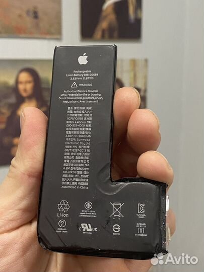 Наушники (apple earpods lightning 2 шт)