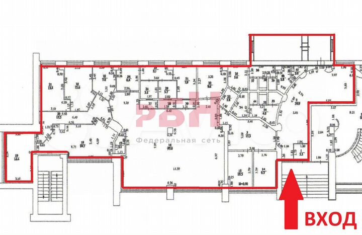 Офисное помещение, 356 м