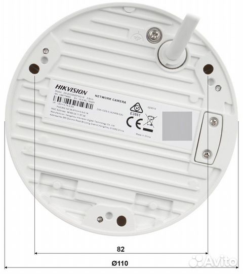 Камера Hikvision DS-2CD2525FWD-IWS 2.8 mm