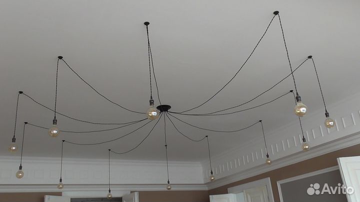 Люстра светильник паук