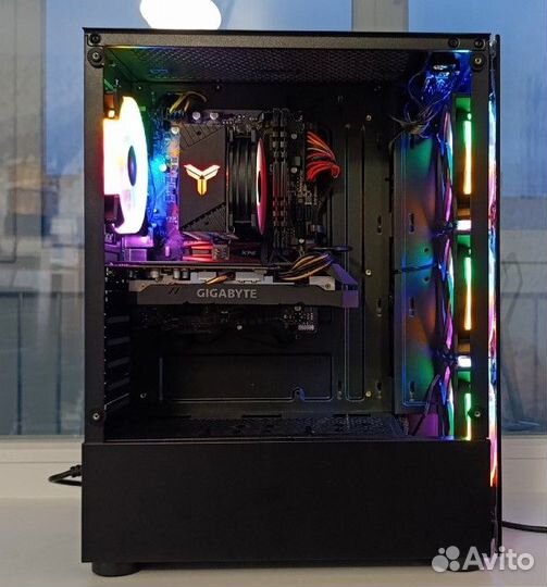 Игровой пк Core i3-10100f\RTX2060 6Gb\756Gb\16 Gb