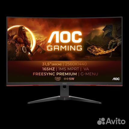Игровой монитор AOC gaming CQ32G2SE/BK