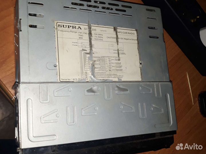 Автомагнитола Supra scd200