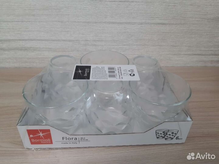 Стаканы Bormiolli Rocco (новые)