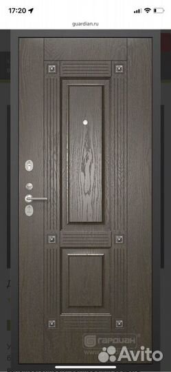 90 x 210 Дверь металлическая gardian