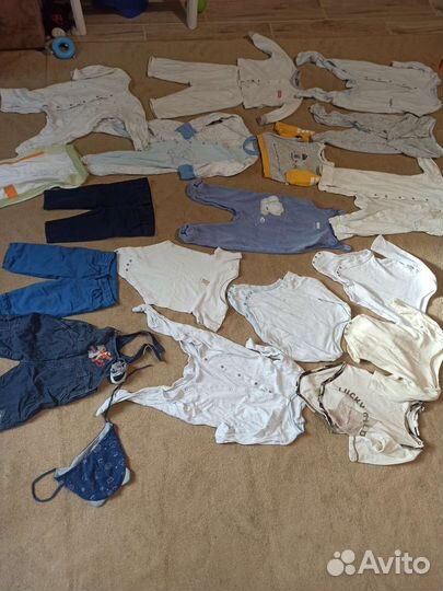Вещи пакетом на мальчика от 6 месяцев до года