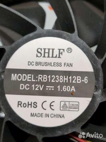 Кулер вентилятор Nidec 120мм для asic и майнинг