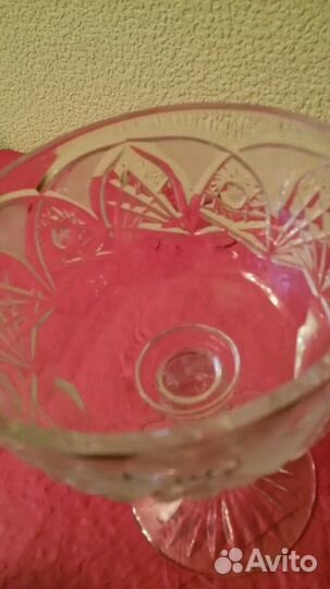 Вазочки конфетницы креманки хрусталь из СССР 7 шт