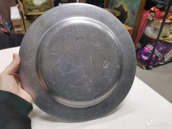 Тарелка аллюминиевая Клеймо США (Ч)