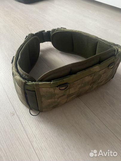 Боевой (разгрузочный) пояс, мох, икр, баллистика