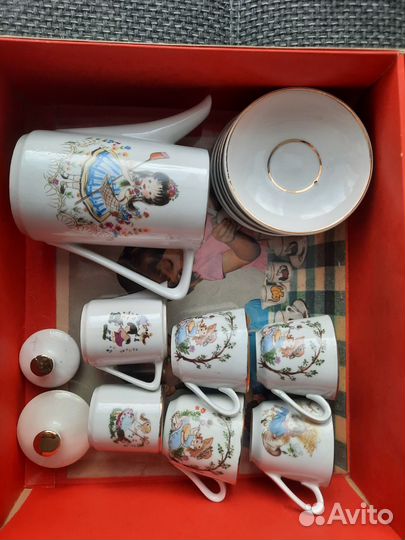 Детский сервиз чайный (кофейный) GDR