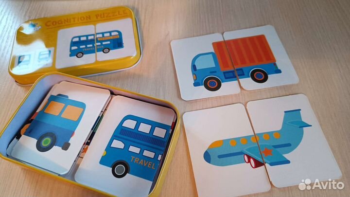 Пазл для малышей машинки